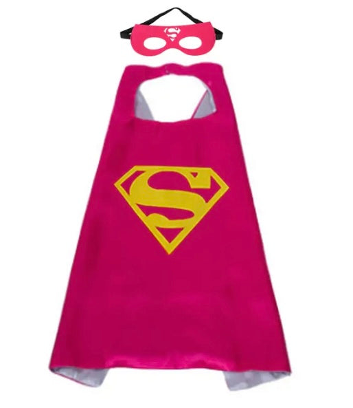 Superman Cape & Mask, various colours