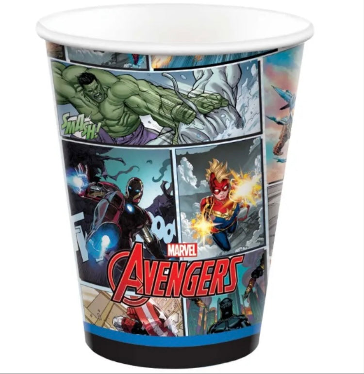 Avengers Paper Cups (pack of 8)