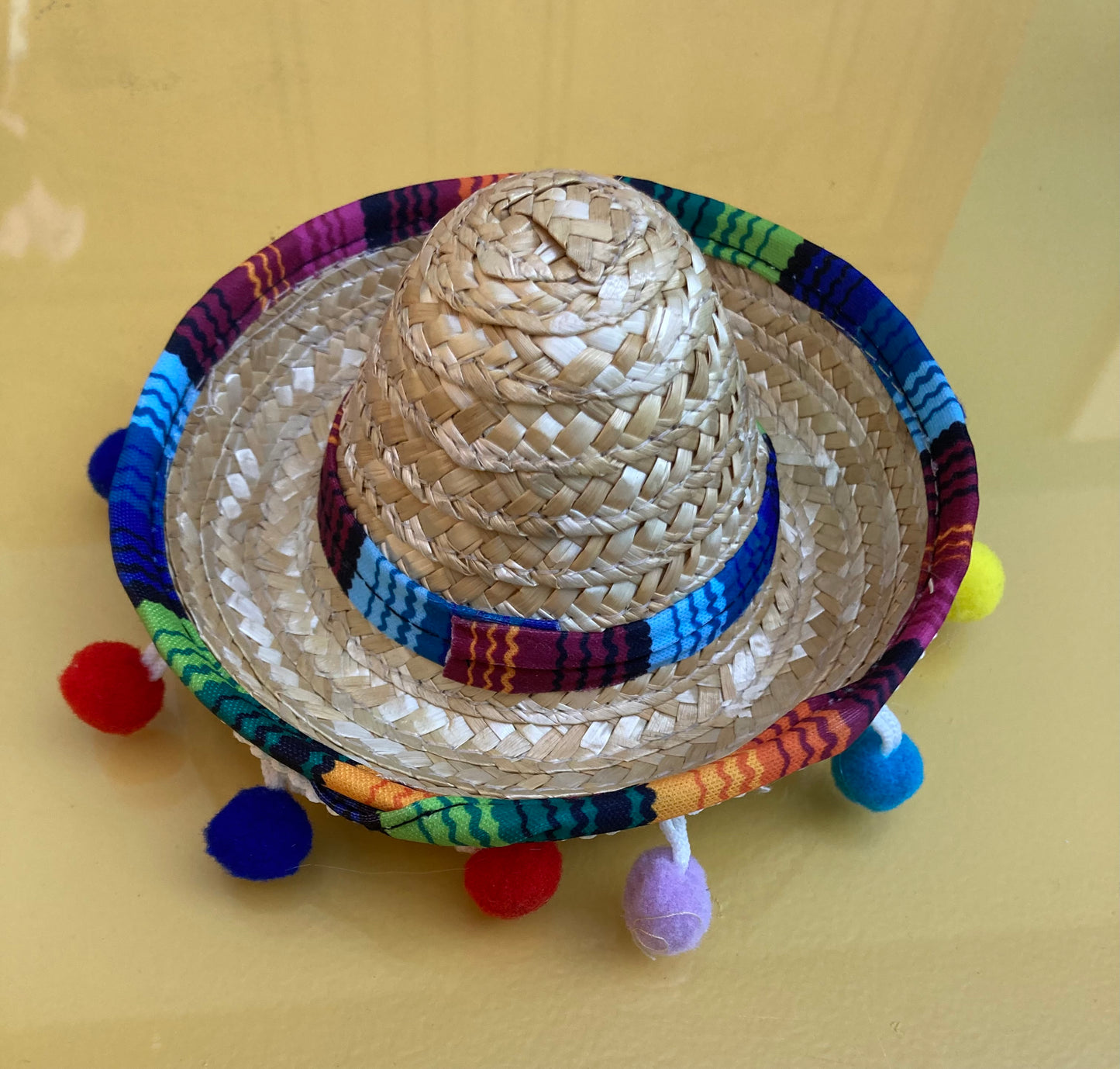 Mini Mexican Straw Hats with Headband