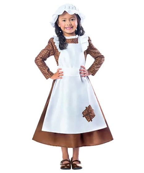 Victorian Girl - Brown Dress