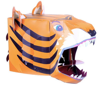 Tiger 3D Mask Card Craft Kit