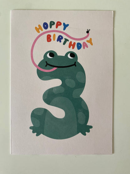 Age 3 Greetings Cards - various