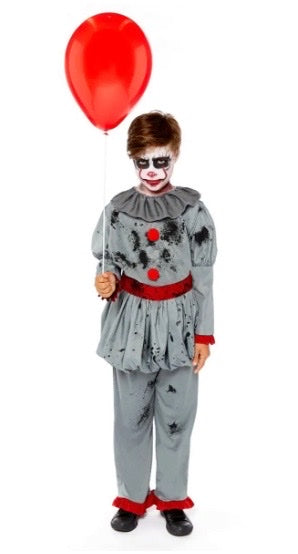 Boy's Scary Clown Costume