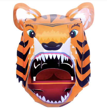 Tiger 3D Mask Card Craft Kit