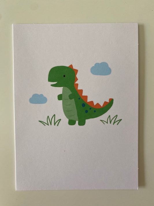 Dinosaur Greeting Card