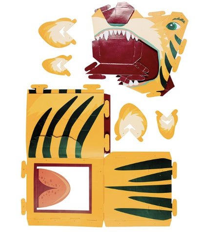 Tiger 3D Mask Card Craft Kit