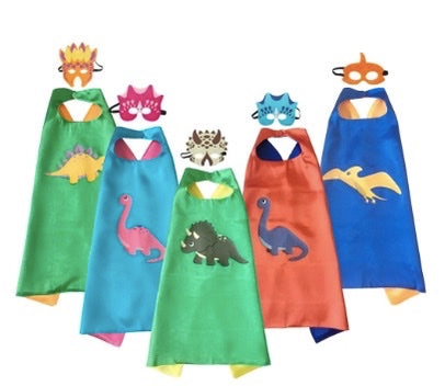 Dinosaur Cape & Mask Sets