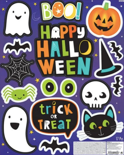 Halloween Friends Window Stickers