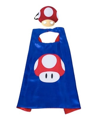 Super Mario Character Cape & Mask Sets