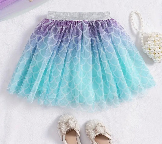 Mermaid Print Tutu