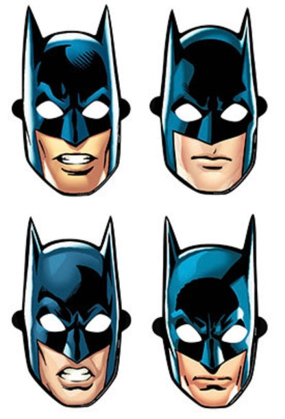 Batman Cardboard Masks (pack of 8)