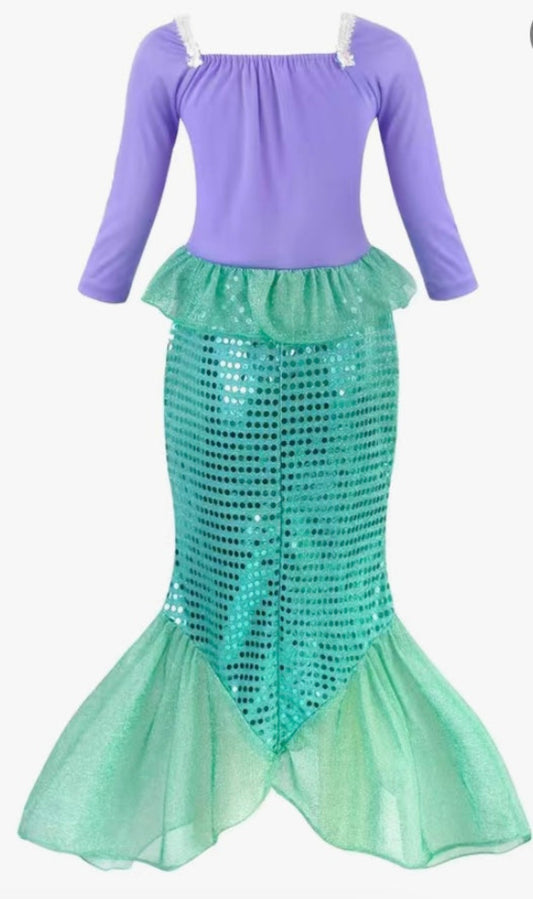 Fishtail mermaid dress