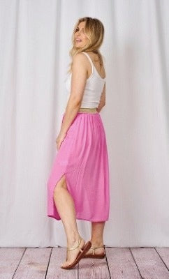Clemmie Skirt, Pink & Gold, from Tigerlily Beach, Bahrain