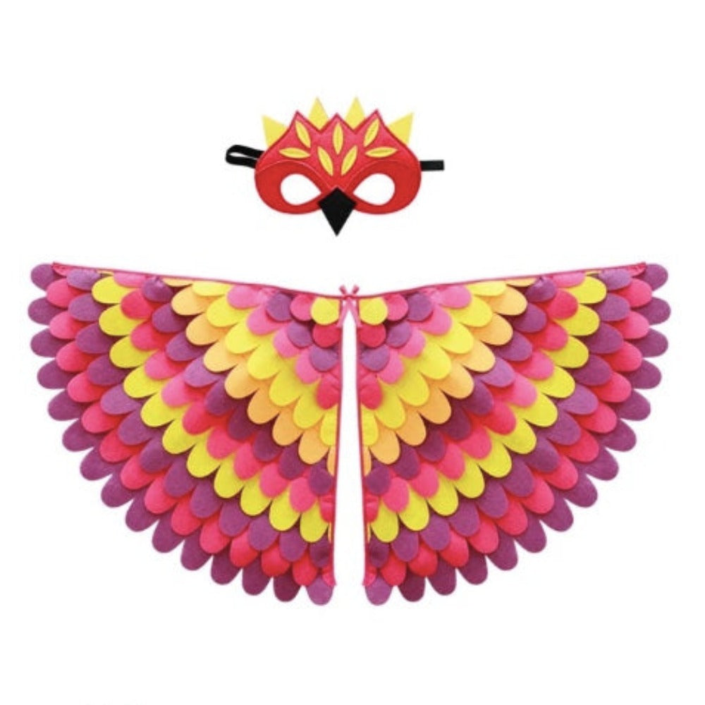 Tropical Bird Wings & Mask