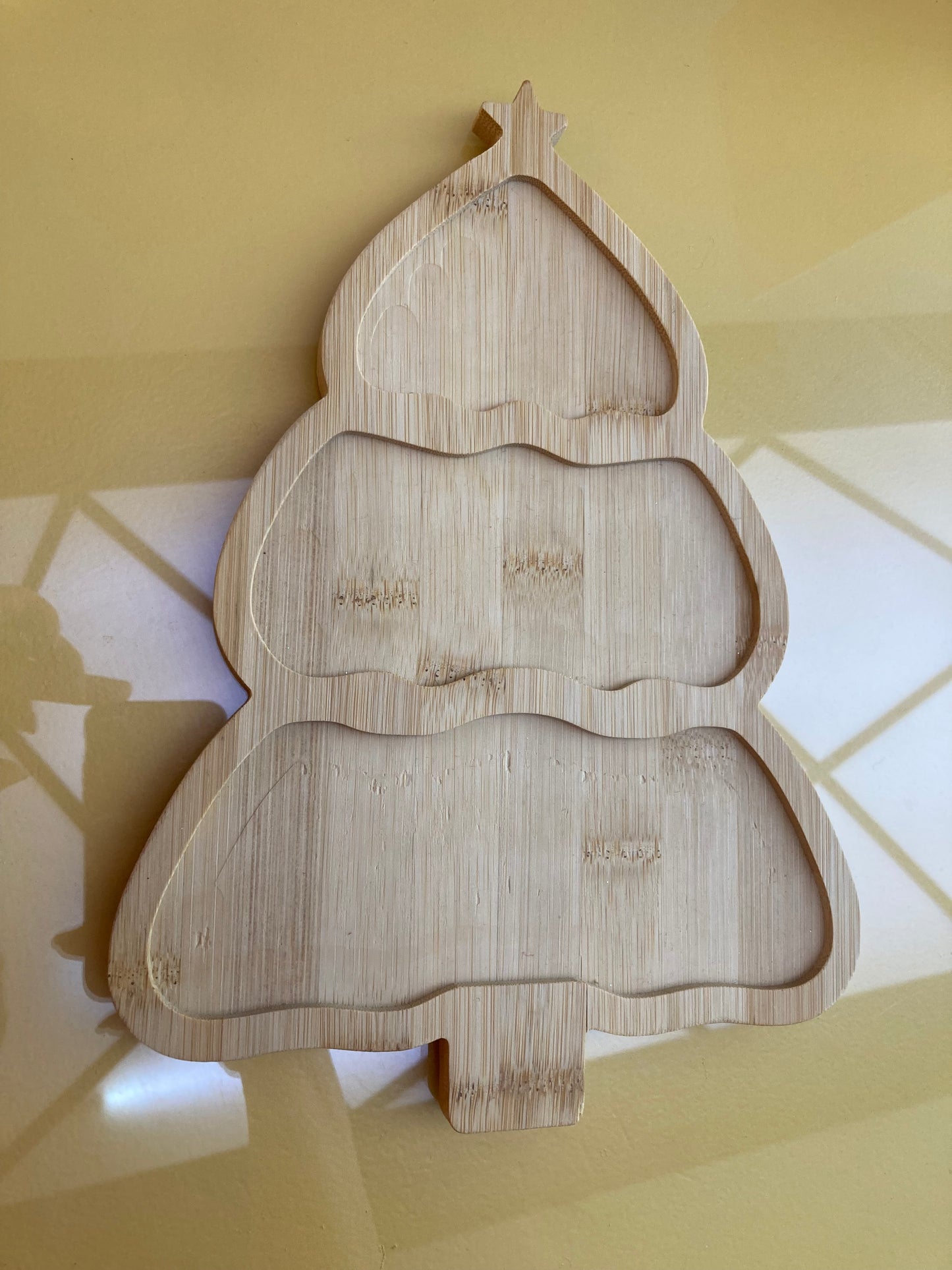 Christmas Tree Bamboo Plates