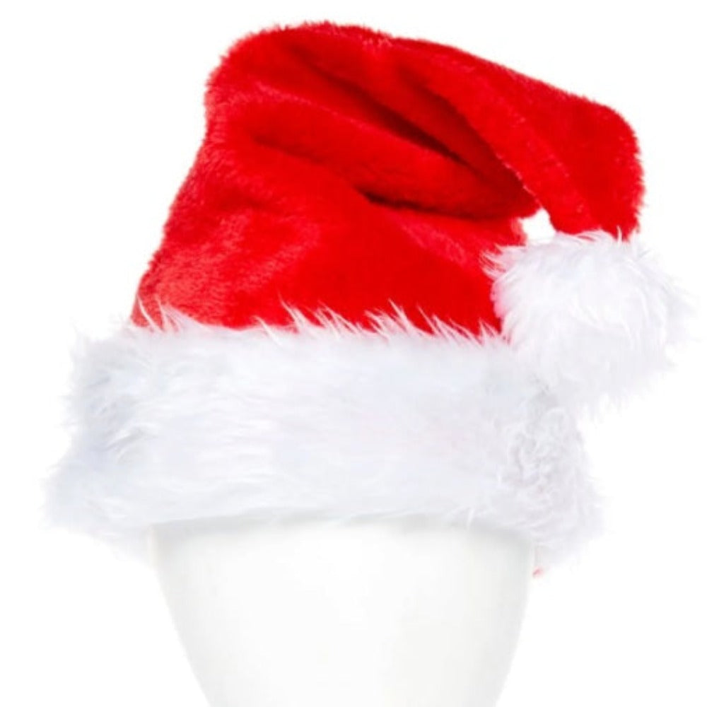 Plush Adult's Santa Hat