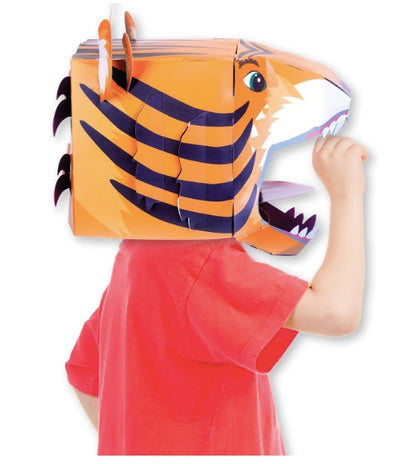 Tiger 3D Mask Card Craft Kit