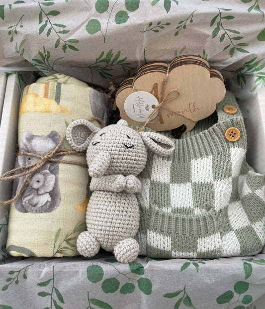 Little Elephant Baby Gift Box