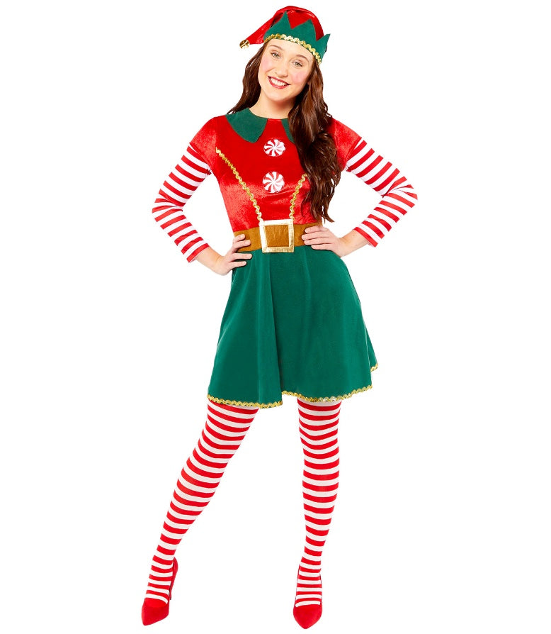 Ladies Deluxe Elf Costume