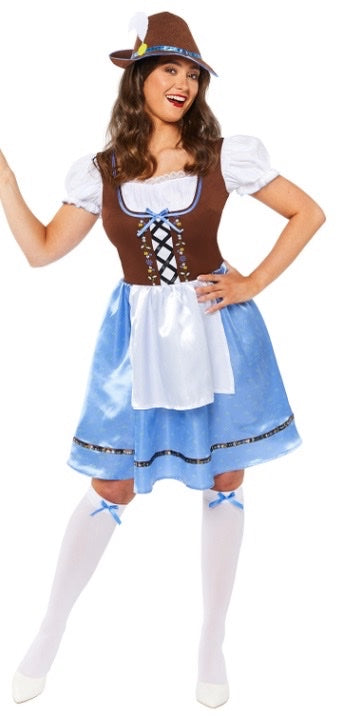 Miss Bavarian Blue Oktoberfest Costume