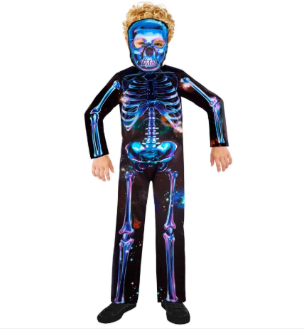 Recycled Neon Skeleton Boy