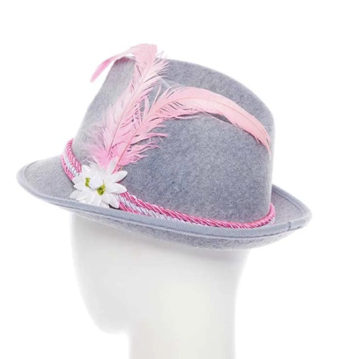 Oktoberfest Pink Fedora Hat