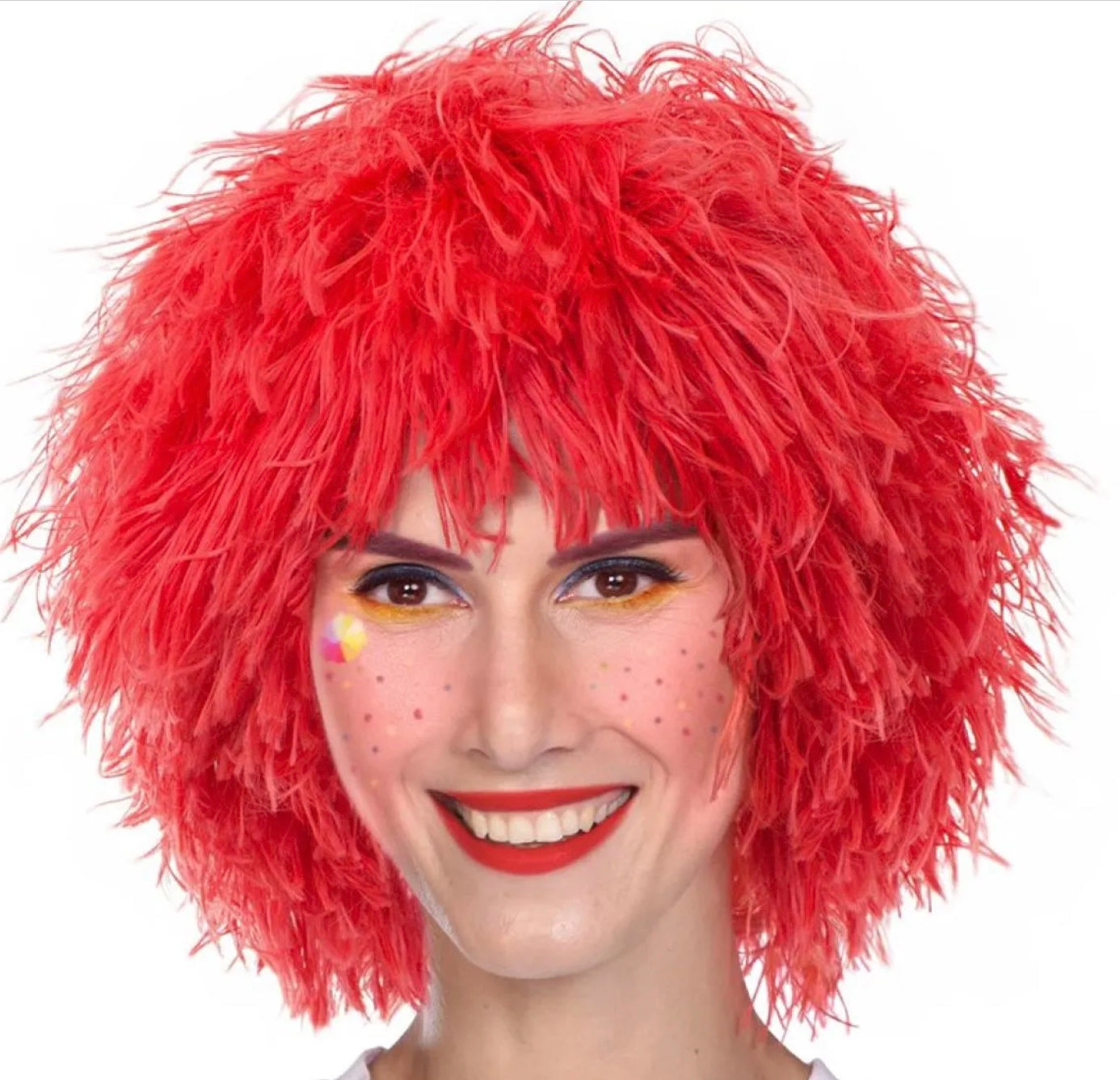 Red Clown Wig