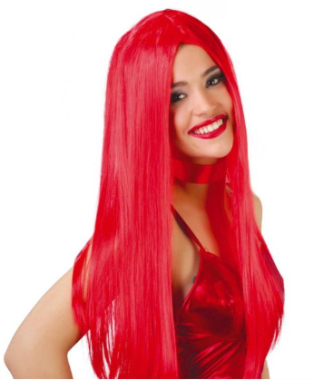 Red Long Wig