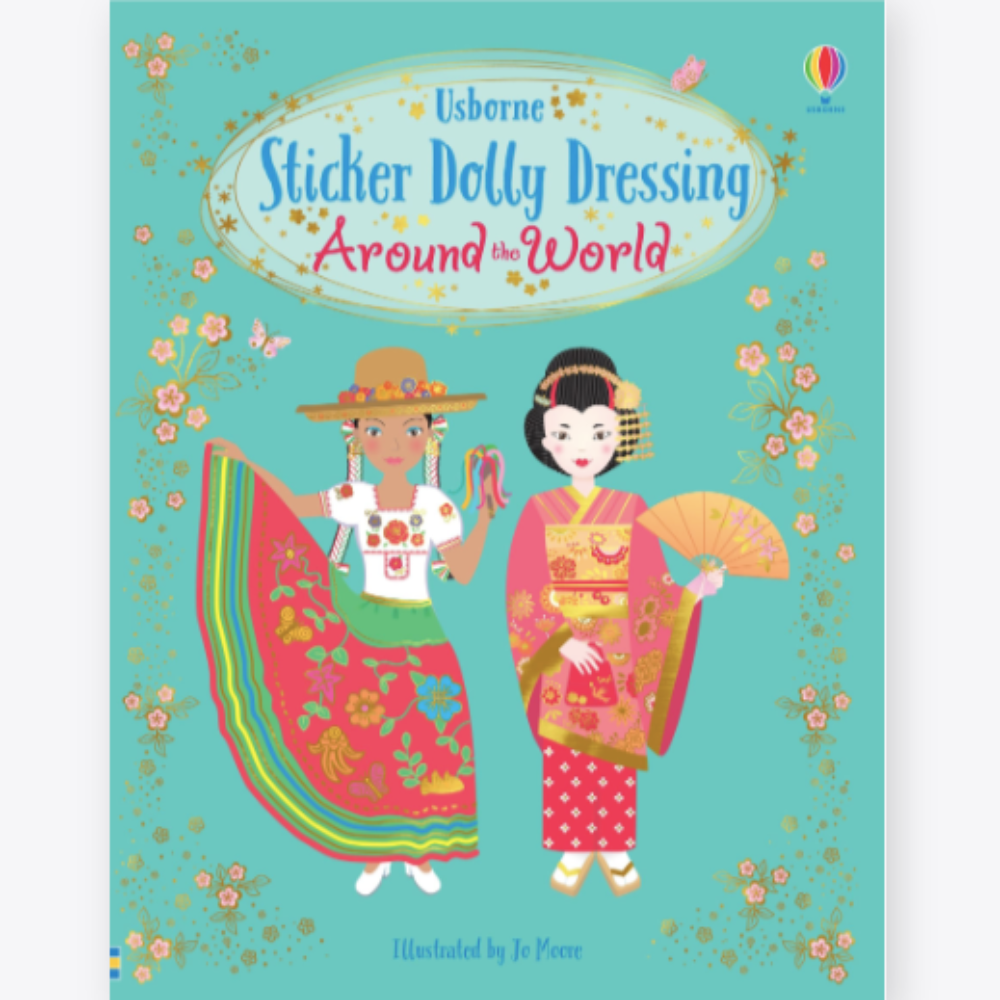 Sticker Dolly Dressing Around the World Book by Usborne