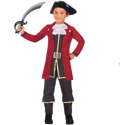 Captain Pirate Costume by The Dressing Up Box