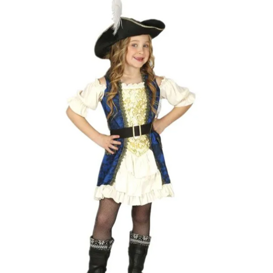 Girl's Captain Costume from The Dressing Up Box
