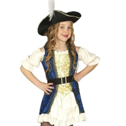 Girl's Captain Costume from The Dressing Up Box