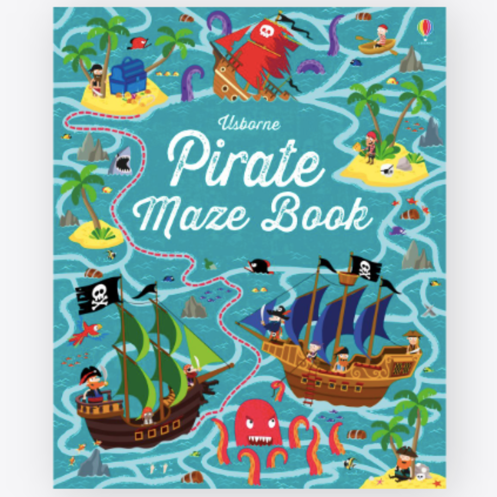Pirate Puzzle Maze Book by Usborne