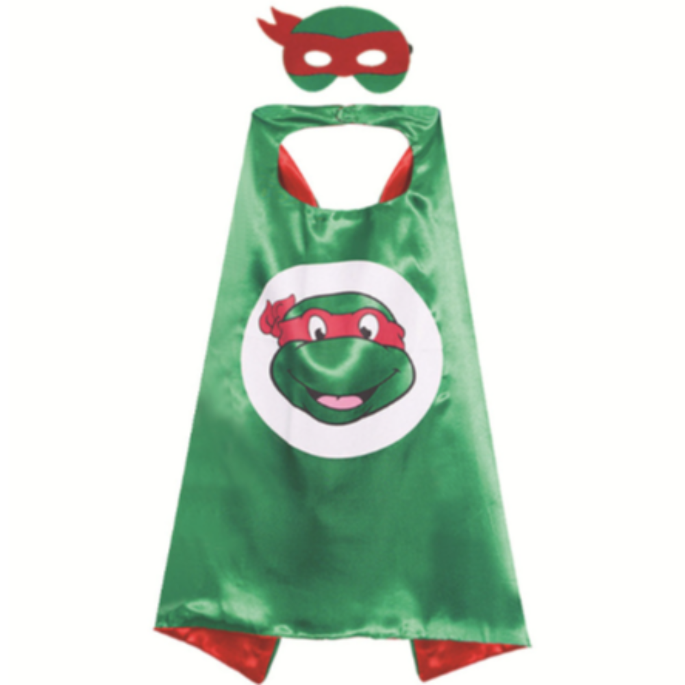 Teenage Mutant Ninja Turtle - Raphael Cape & Mask from The Dressing Up Box