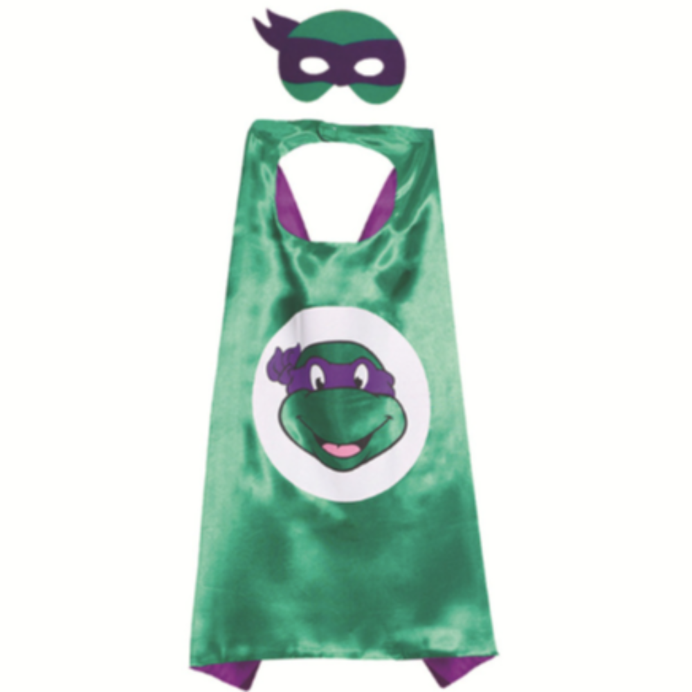 Teenage Mutant Ninja Turtle - Donatello Cape & Mask from The Dressing Up Box
