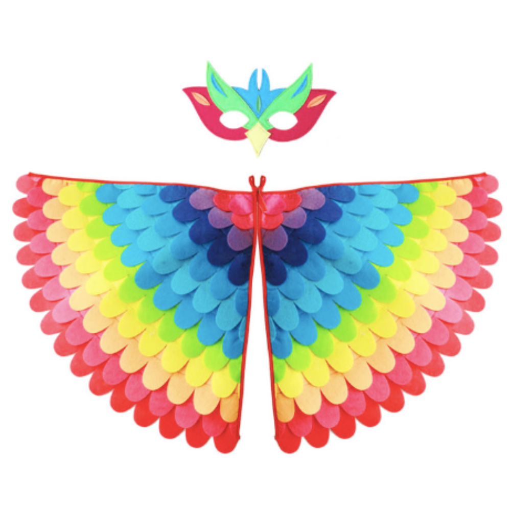 Tropical Bird Wings & Mask – The Dressing Up Box