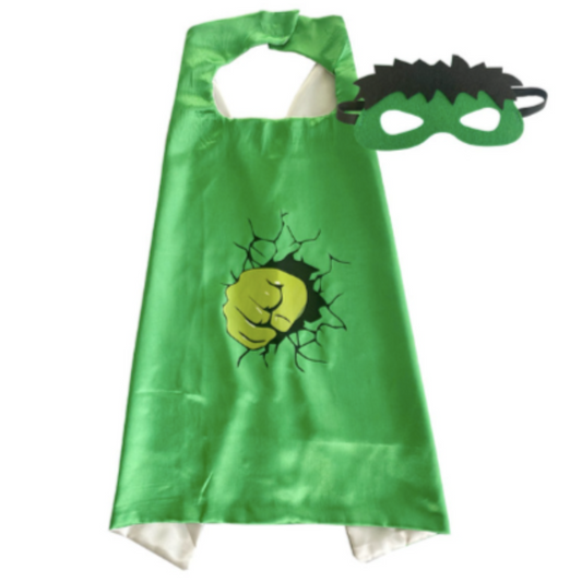 The Hulk Cape & Mask from The Dressing Up Box