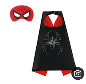 Black Spiderman Cape