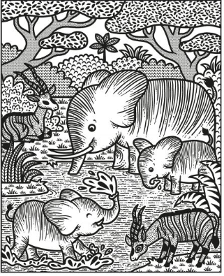 Jungle Magic Painting