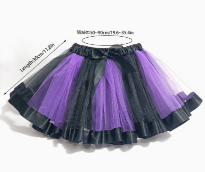 Black Purple Tutu