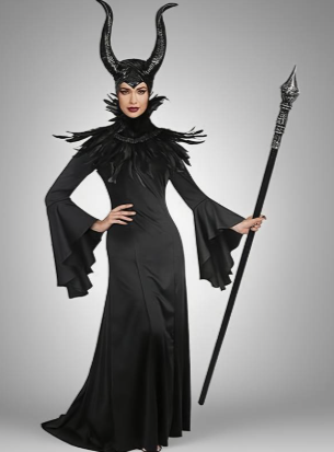Maleficent Dress With Horns