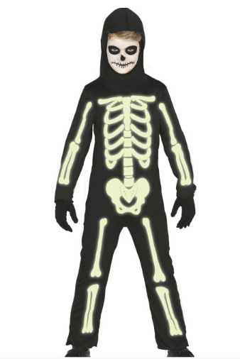 Unisex Glow in the Dark Skeleton