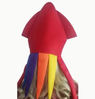 Rainbow Octopus Hat