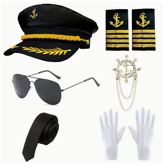 Navy Captain Accessory Set