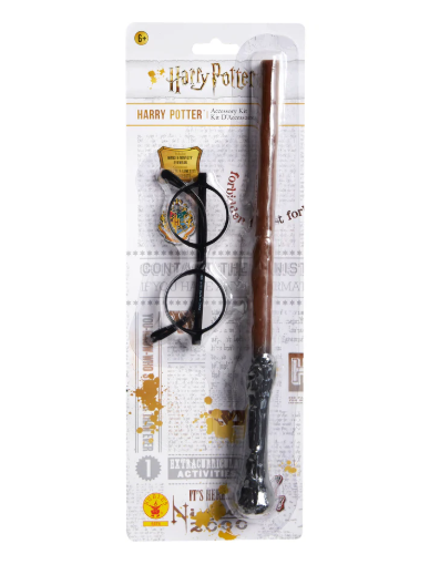 PRE-ORDER: Harry Potter Wand And Glasses Blister Kit