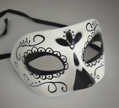 Day of the dead themed mask