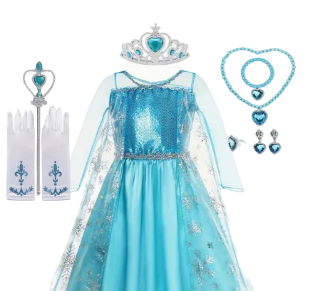 Elsa Dress and Accessory Set
