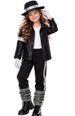 2pcs King of Pop Costume - for girls