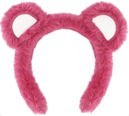 Pink Bear Headband