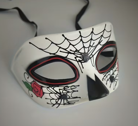 Day of the dead themed mask